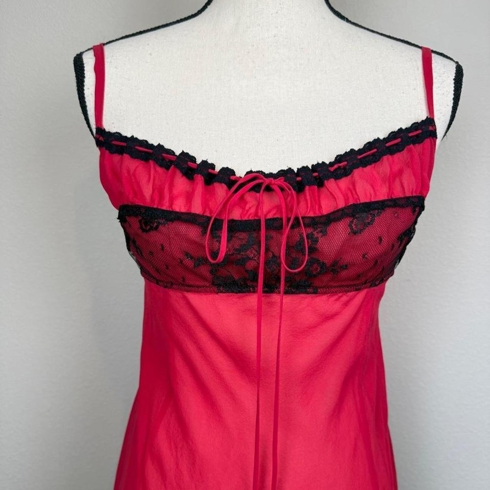 Vintage 2002 100% silk Victorias Secret milkmaid slip dress Size medium - Picture 3 of 6